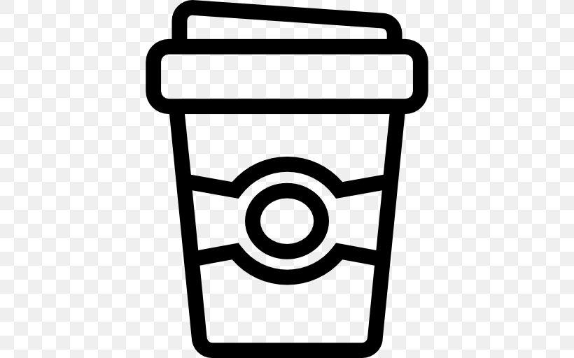 Icon Design Paper Cup, PNG, 512x512px, Icon Design, Black And White, Cup, Paper Cup, Rectangle Download Free
