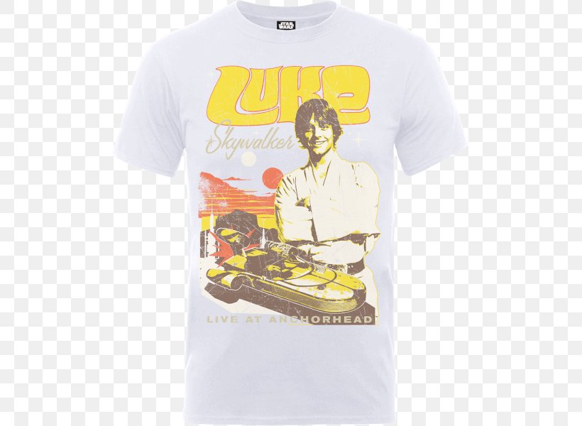T-shirt Luke Skywalker Stormtrooper Star Wars Skywalker Family, PNG, 505x600px, Tshirt, Active Shirt, Brand, Clothing, Film Download Free
