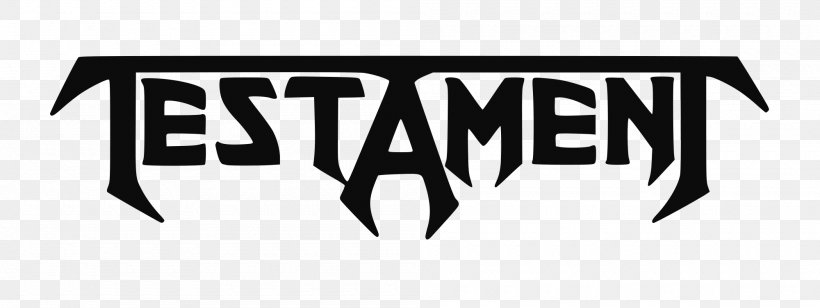 Testament Thrash Metal Logo Heavy Metal Decal, PNG, 2000x753px, Testament, Area, Black, Black And White, Brand Download Free
