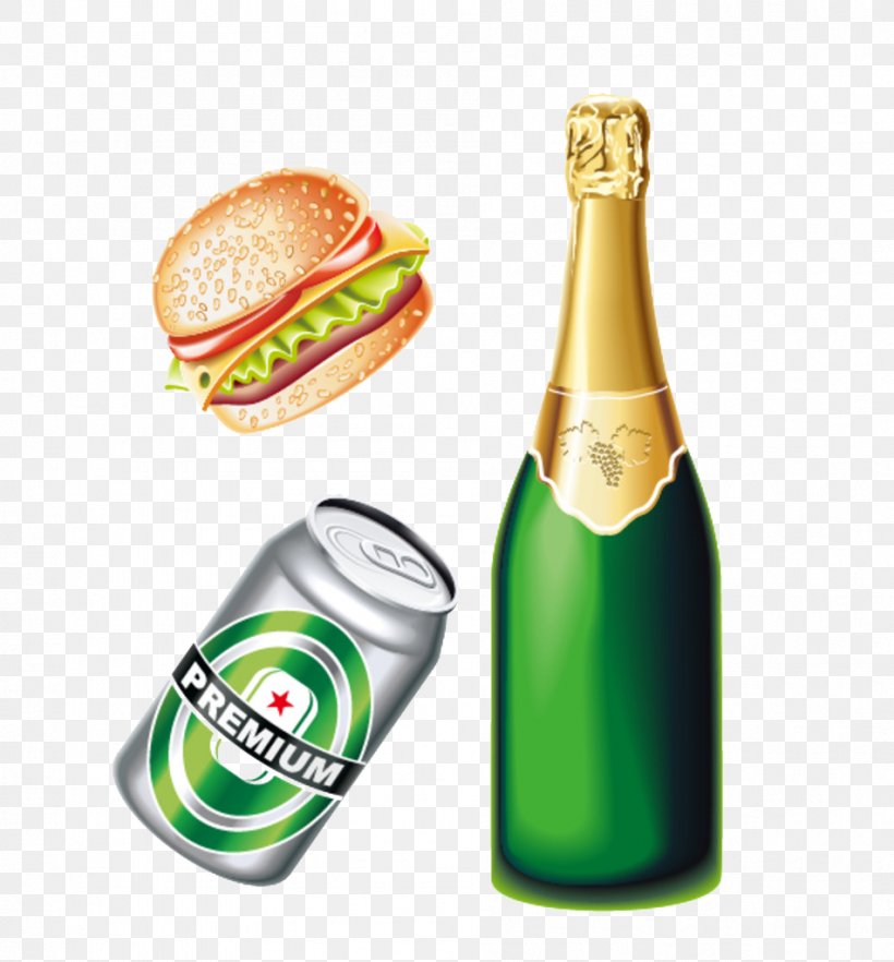 Champagne Beer Bottle Wine Hamburger, PNG, 951x1024px, Champagne, Alcoholic Beverage, Beer, Beer Bottle, Bottle Download Free
