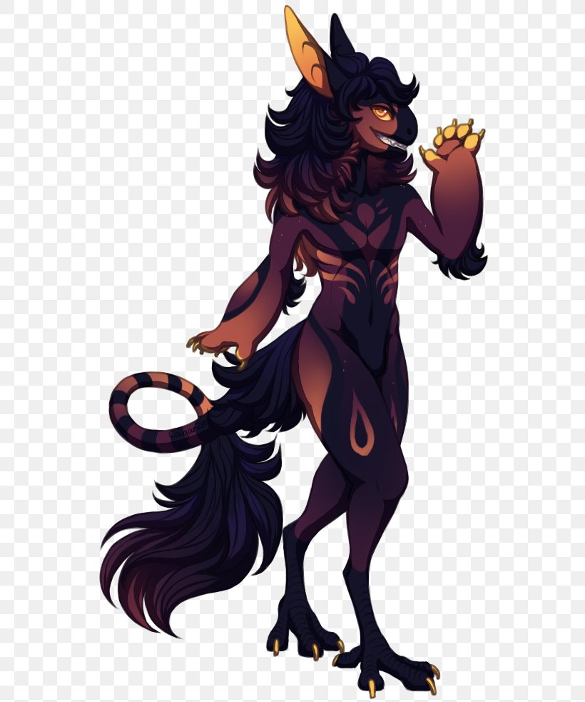 Demon Legendary Creature Tail Animated Cartoon, PNG, 557x983px, Demon, Animated Cartoon, Art, Cartoon, Fictional Character Download Free
