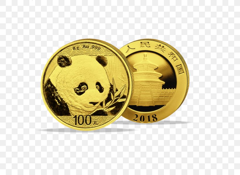Giant Panda Chinese Gold Panda Gold Coin, PNG, 600x600px, Giant Panda, Brand, Britannia, Bullion, Bullion Coin Download Free