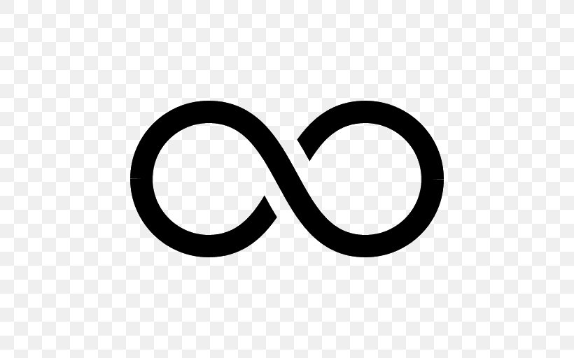 Infinity Symbol Logo Vector Graphics, PNG, 512x512px, Infinity Symbol, Blackandwhite, Brand, Infinity, Logo Download Free