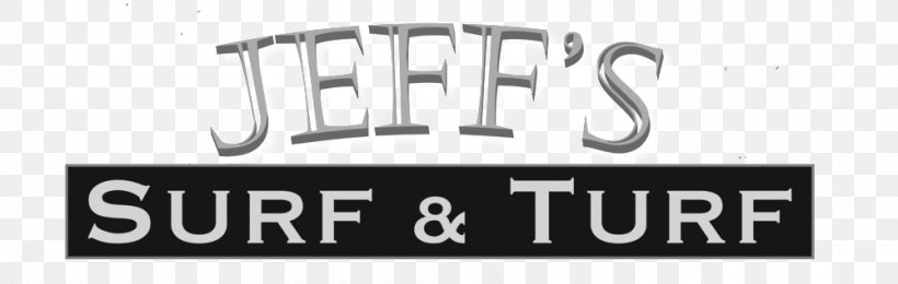 Jeff's Surf & Turf Surf And Turf Hamburger Menu Soup, PNG, 1000x318px, Surf And Turf, Area, Bar, Black And White, Brand Download Free