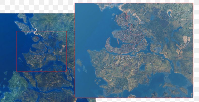 The Witcher 3: Wild Hunt – Blood And Wine Google Maps Bird's-eye View, PNG, 2016x1040px, Witcher, Aerial Photography, Blue, Cd Projekt, Earth Download Free