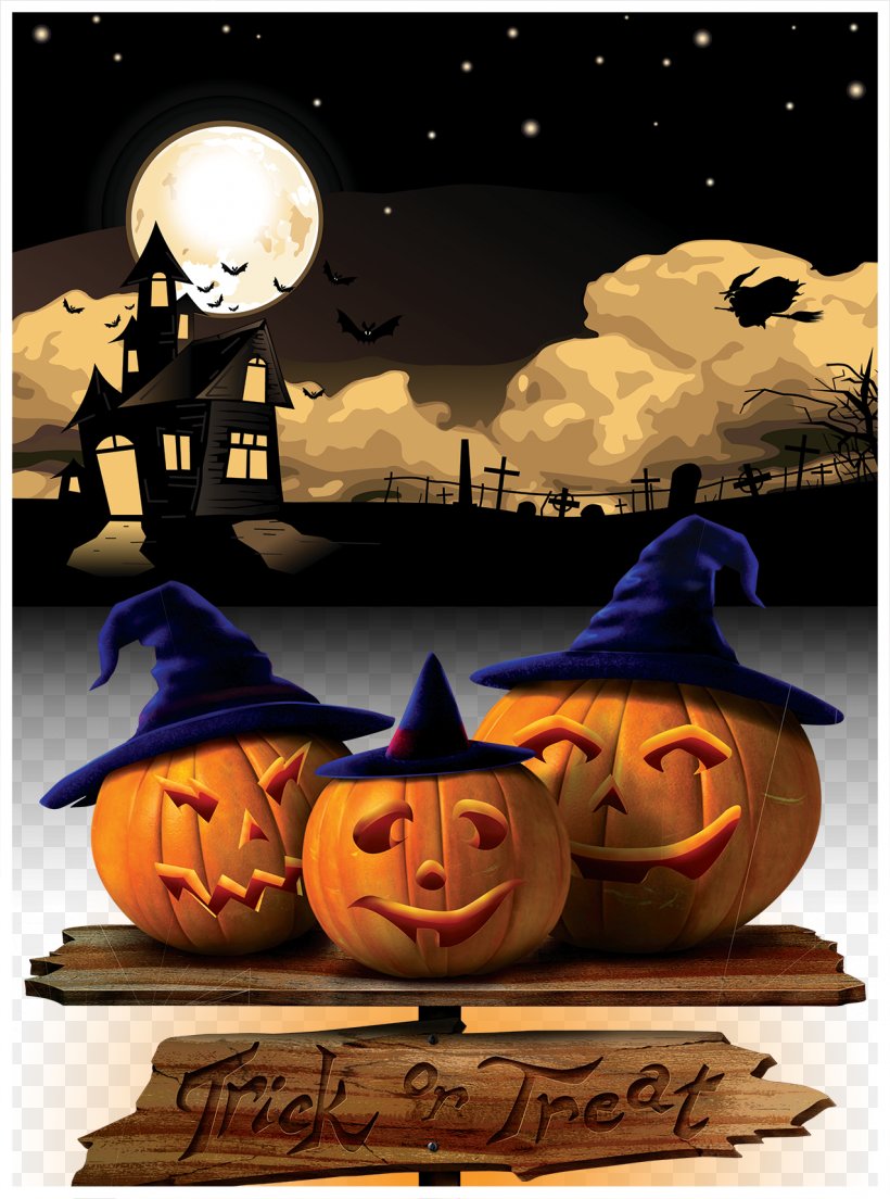 Halloween Poster, PNG, 1276x1719px, 4k Resolution, Halloween, All Saints Day, Art, Cartoon Download Free