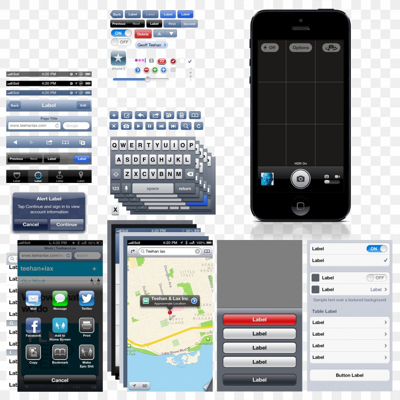 Mobile Phone Interface, PNG, 3000x3000px, Iphone 5, Cellular Network, Communication, Communication Device, Computer Software Download Free
