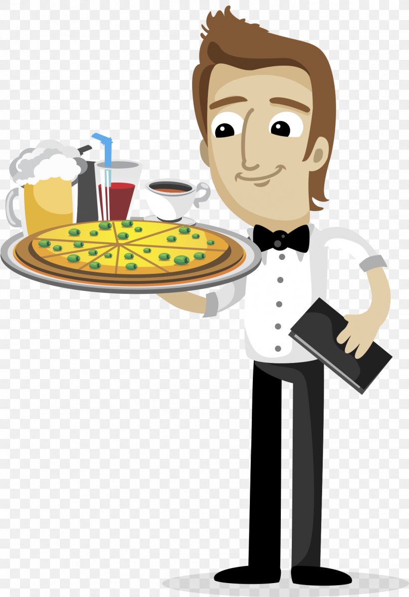 Waiter Cartoon, PNG, 1375x2008px, Waiter, Cartoon, Communication, Cook, Drawing Download Free