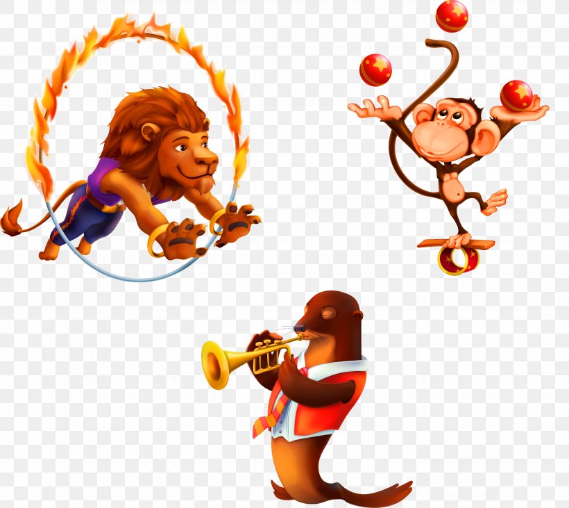 Juggling Circus Monkey Royalty-free, PNG, 2880x2569px, Juggling, Art, Cartoon, Circus, Funny Animal Download Free
