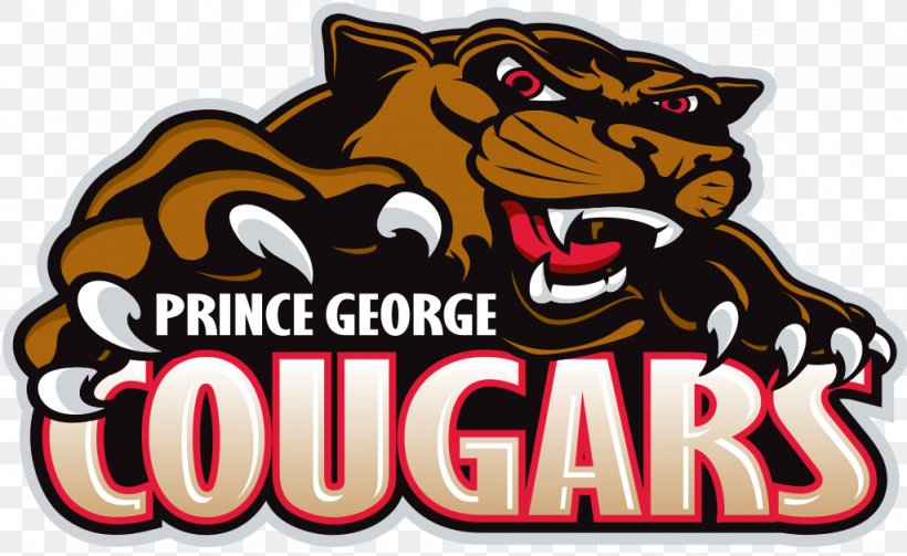 Prince George Cougars Western Hockey League Kamloops, PNG, 1024x629px, Prince George Cougars, Brand, British Columbia, Carnivoran, Cat Like Mammal Download Free