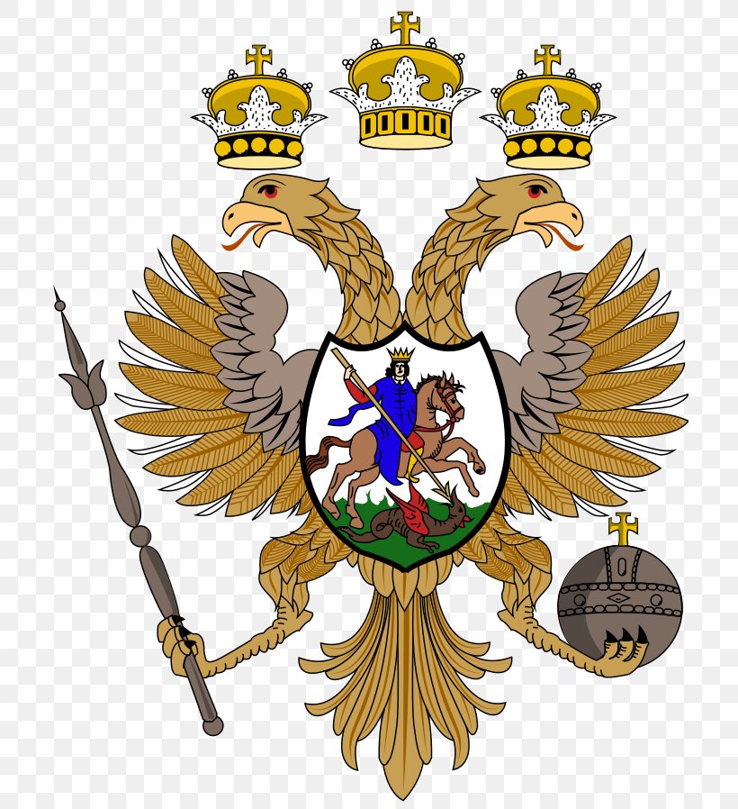 Tsardom Of Russia Russian Empire Coat Of Arms Of Russia Russian Revolution, PNG, 711x898px, Tsardom Of Russia, Beak, Bird, Coat Of Arms, Coat Of Arms Of Austria Download Free