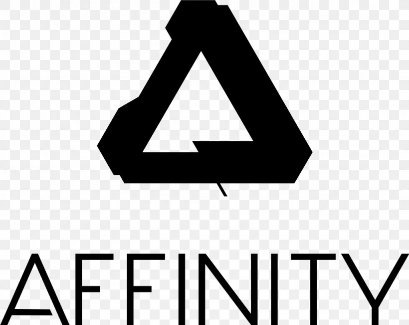 Logo Affinity Designer Affinity Photo Brand, PNG, 1024x814px, Logo, Affinity Designer, Affinity Photo, Area, Black Download Free