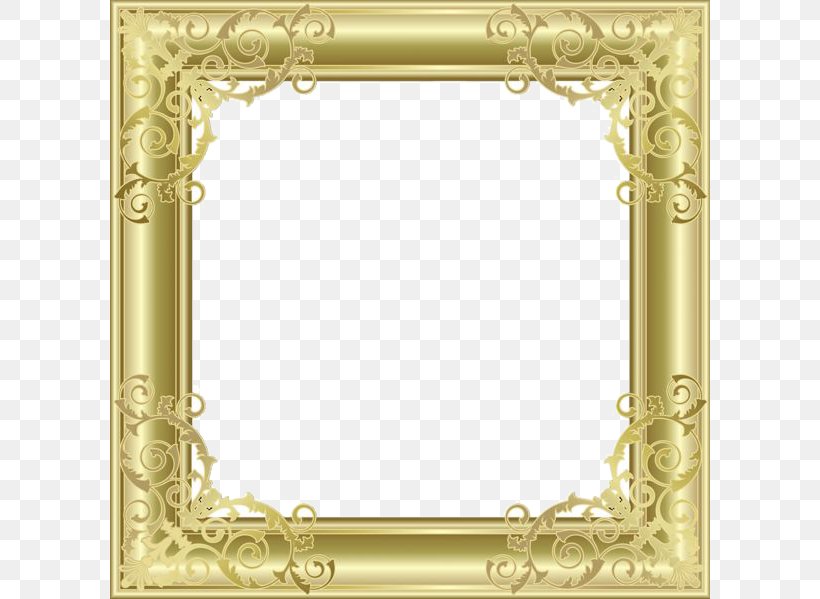 Picture Frame Clip Art, PNG, 600x599px, Picture Frame, Digital Photo Frame, Display Resolution, Gold, Image File Formats Download Free