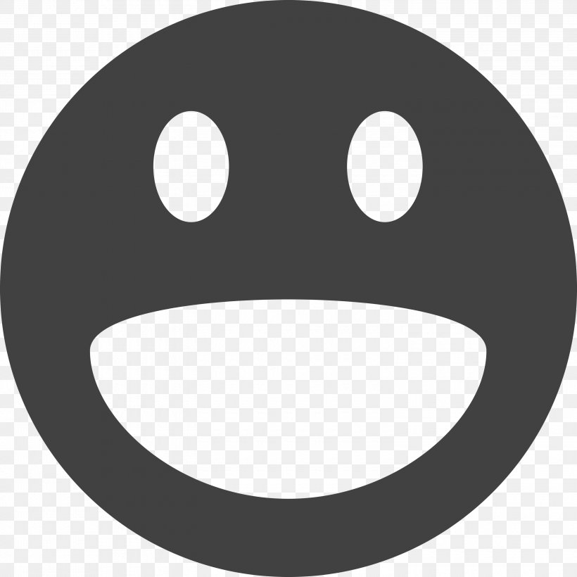 Smiley Emoticon, PNG, 3000x3000px, Smiley, Black, Black And White, Emoji, Emoticon Download Free