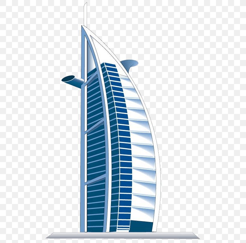 Burj Al Arab Burj Khalifa Palm Jumeirah Hotel Tower, PNG, 620x810px, Burj Al Arab, Accommodation, Building, Burj Khalifa, Drawing Download Free