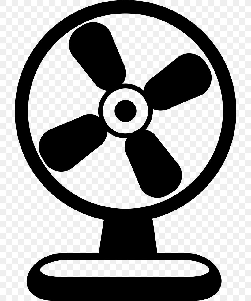 Computer Fan Electricity Clip Art, PNG, 724x981px, Fan, Area, Artwork, Black And White, Computer Download Free