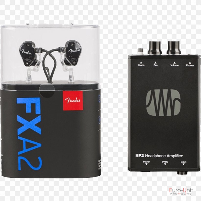 Fender Audio Bundle Fender Musical Instruments Corporation Fender FXA2 Pro In-ear Monitor PreSonus HP2, PNG, 900x900px, Fender Fxa2 Pro, Audio, Audio Equipment, Brand, Electronic Device Download Free