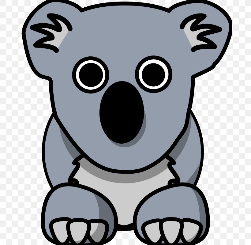 Koala Cartoon Clip Art, PNG, 695x800px, Koala, Animation, Artwork, Bear, Carnivoran Download Free