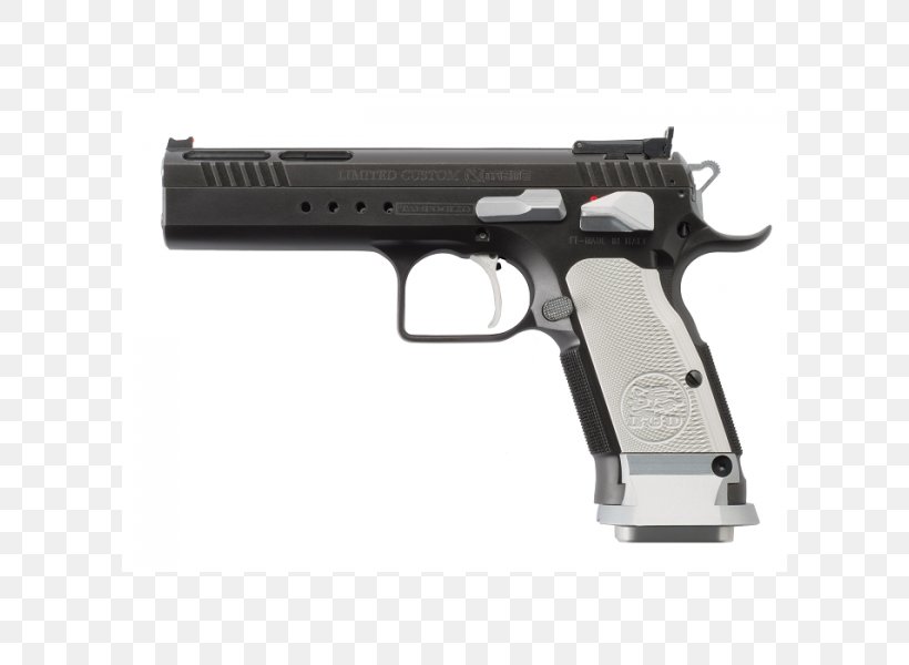 Tanfoglio T95 Pistol Firearm Handgun, PNG, 600x600px, Watercolor, Cartoon, Flower, Frame, Heart Download Free
