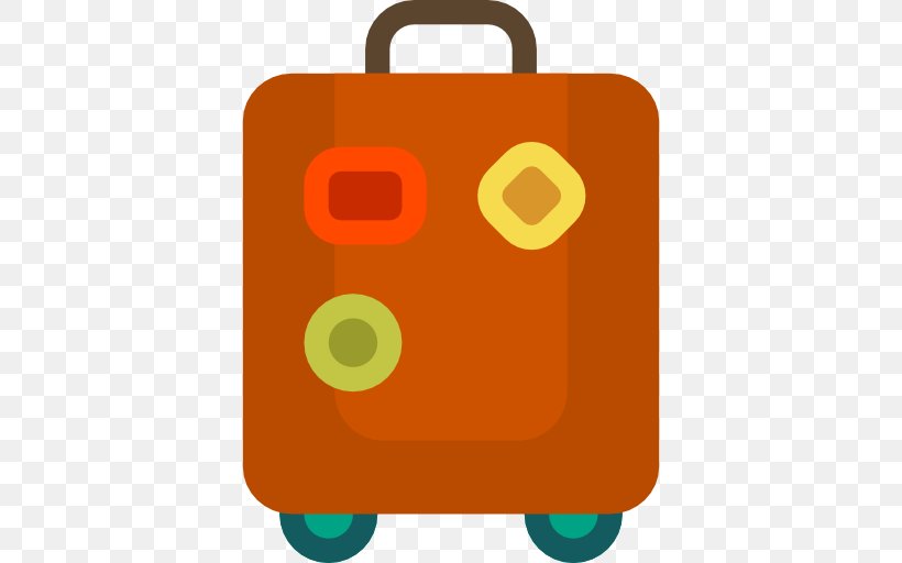 Clip Art, PNG, 512x512px, Suitcase, Baggage, Data, Orange, Rectangle Download Free