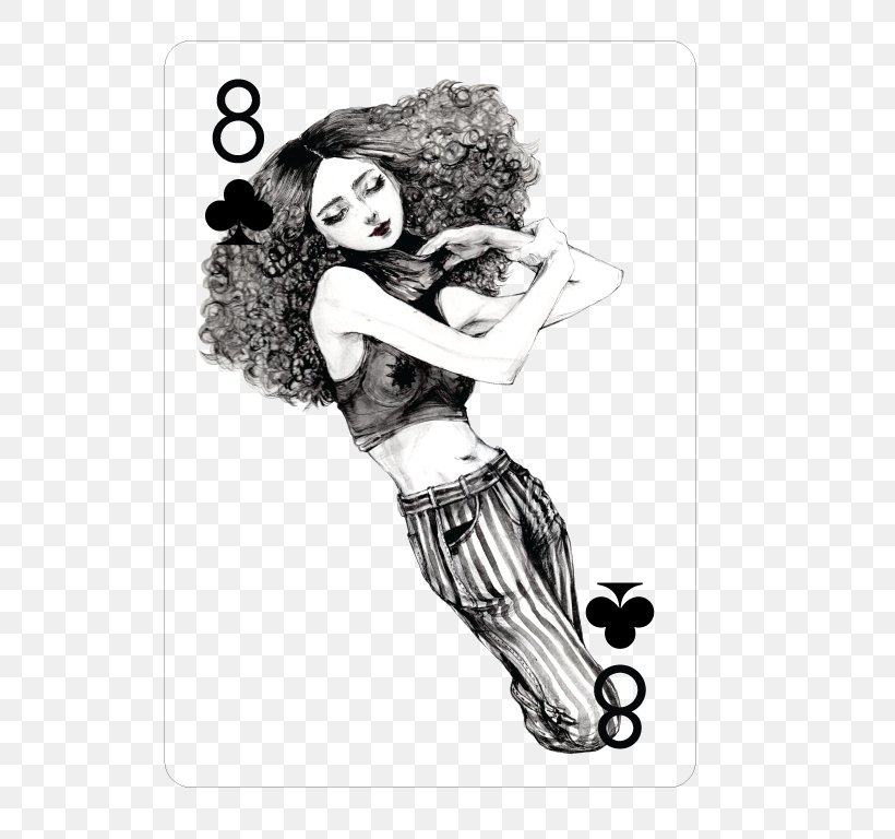 Drawing Fashion Illustration Playing Card Illustrator, PNG, 521x768px, Drawing, Art, Cartoon, Clubs, Dance Download Free