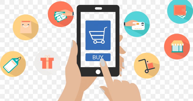 Mobile Commerce Mobile App Development E-commerce, PNG, 1061x557px, Mobile Commerce, Android, Brand, Business, Communication Download Free
