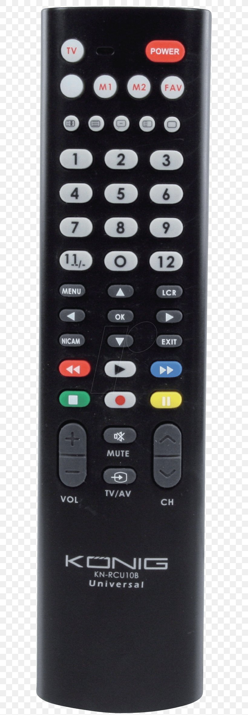 Remote Controls König Universal Remote Devices Konig König Pre-programmed Universal Remote Control 2 Television Set, PNG, 599x2362px, Remote Controls, Dvd Player, Electronic Device, Electronics, Electronics Accessory Download Free