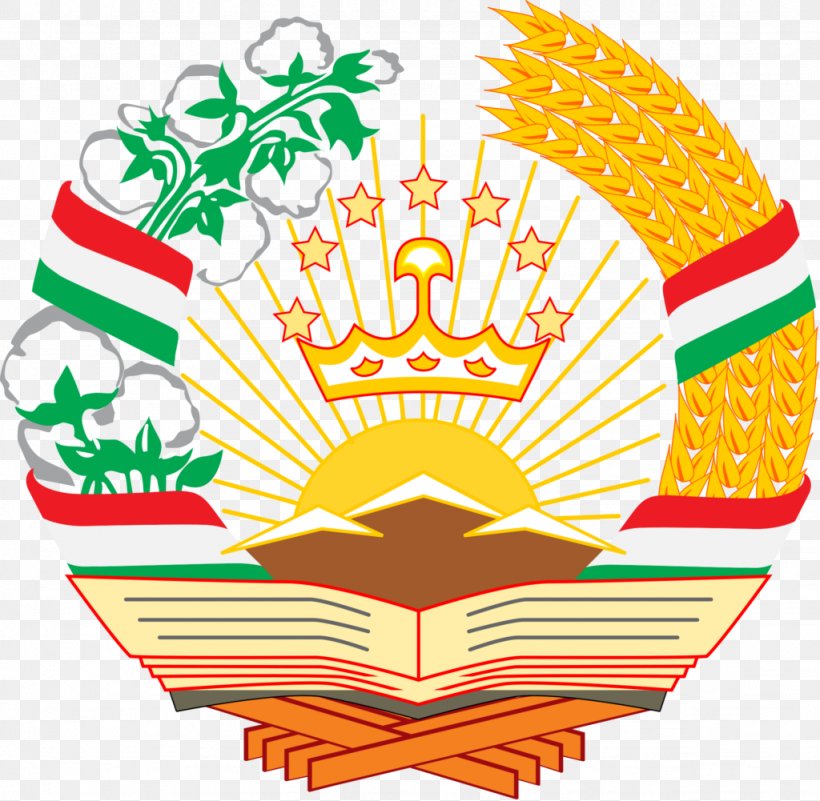 Emblem Of Tajikistan Tajik Soviet Socialist Republic Coat Of Arms Tajik Autonomous Soviet Socialist Republic, PNG, 1024x1001px, Tajikistan, Area, Coat Of Arms, Coat Of Arms Of Singapore, Emblem Of South Korea Download Free