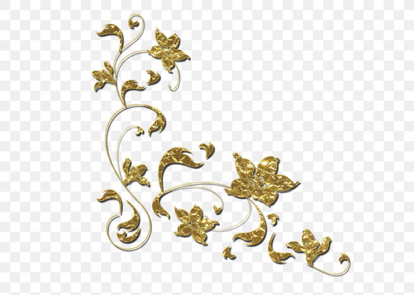 Gold Flower Clip Art, PNG, 640x585px, Gold, Body Jewelry, Brass, Drawing, Floral Design Download Free