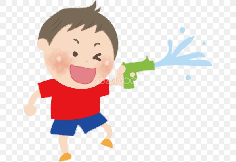 Illustration Play Water Gun Game Illustrator, PNG, 660x563px, Watercolor, Cartoon, Flower, Frame, Heart Download Free