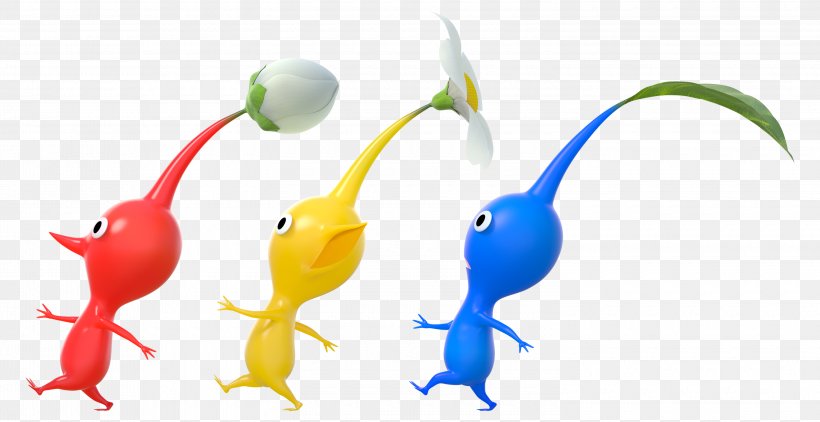 Hey! Pikmin Pikmin 3 Nintendo 3DS, PNG, 3000x1547px, Pikmin, Amiibo, Beak, Bird, Captain Olimar Download Free