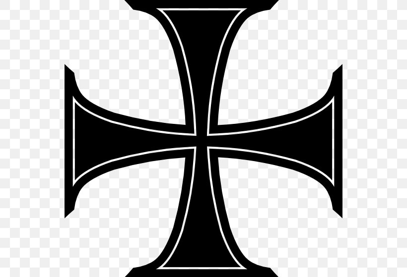 Iron Cross Maltese Cross Wall Decal Clip Art, PNG, 560x559px, Iron Cross, Black, Black And White, Cross, Drawing Download Free