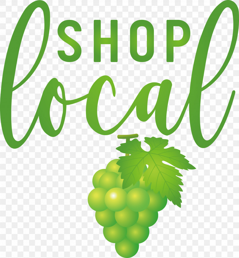 SHOP LOCAL, PNG, 2786x3000px, Shop Local, Family, Fruit, Grape, Green Download Free