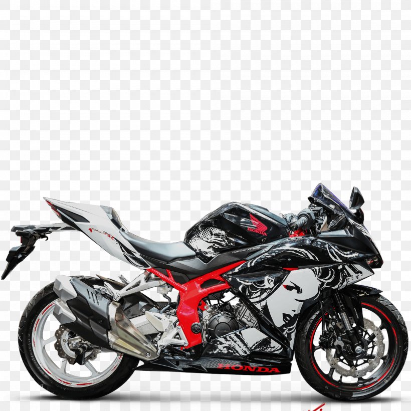 Honda CBR250R/CBR300R Ninja ZX-6R Kawasaki Motorcycles Scooter, PNG, 2000x2000px, Honda Cbr250rcbr300r, Automotive Exhaust, Automotive Exterior, Automotive Tire, Automotive Wheel System Download Free