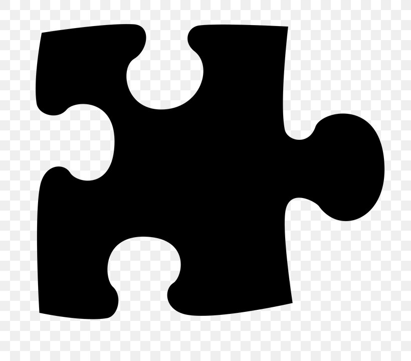 Jigsaw Puzzles Clip Art, PNG, 720x720px, Jigsaw Puzzles, Black, Black And White, Drawing, Game Download Free