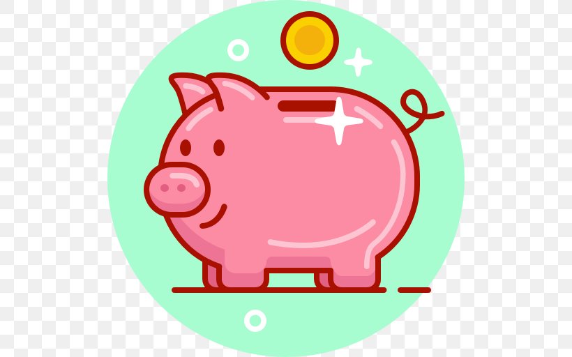 Piggy Bank Money Clip Art, PNG, 512x512px, Piggy Bank, Area, Bank, Coin, Finance Download Free