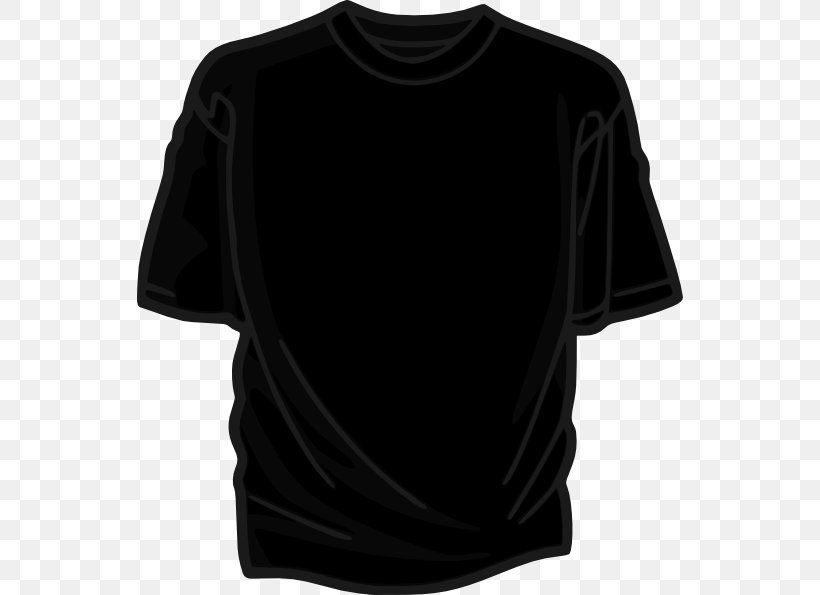 T-shirt Clothing Clip Art, PNG, 546x595px, Tshirt, Active Shirt, Black, Cap, Clothing Download Free