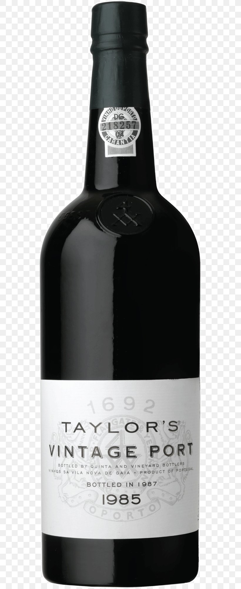 Taylor, Fladgate, & Yeatman Port Wine Fortified Wine 1985 Taylor's Vintage Port, PNG, 800x2000px, Taylor Fladgate Yeatman, Alcoholic Beverage, Black And White, Bordeaux Wine, Bottle Download Free