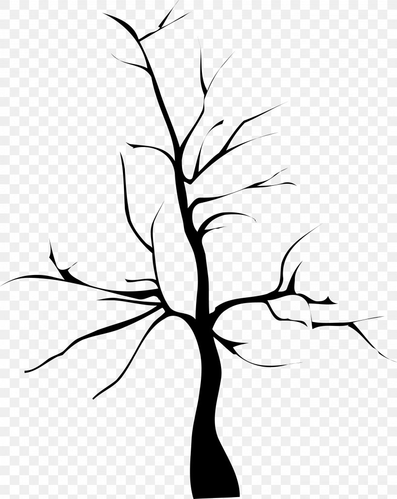 Tree, PNG, 2721x3417px, Tree, Artwork, Black And White, Branch, Flora Download Free