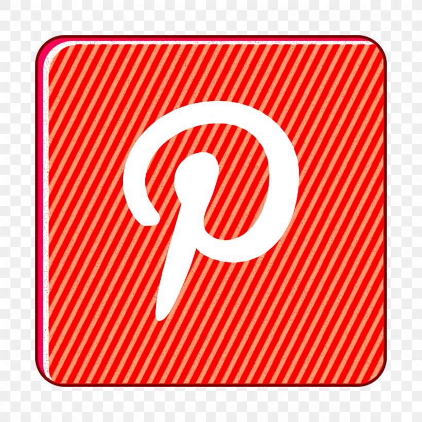 P Icon Pinterest Icon Icon, PNG, 1180x1180px, P Icon, Candy Cane, Label, Material Property, Rectangle Download Free
