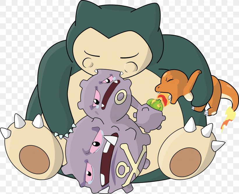 Snorlax Weezing Pokémon GO Charmander, PNG, 4110x3343px, Watercolor, Cartoon, Flower, Frame, Heart Download Free