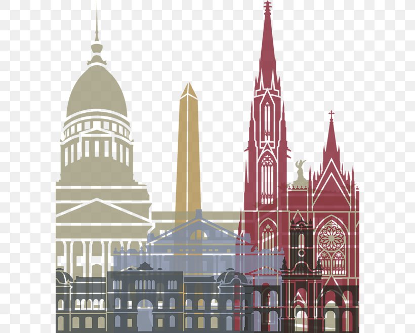Buenos Aires Vector Graphics Painting Photography Illustration, PNG, 600x658px, Buenos Aires, Architecture, Argentina, Art, Basilica Download Free