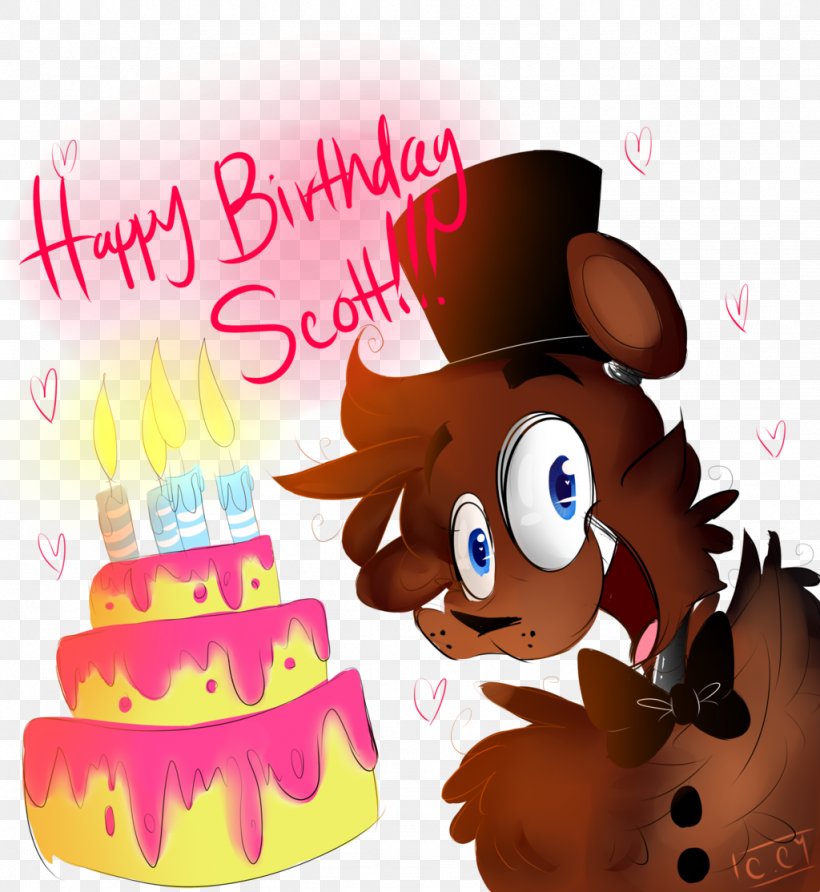 Five Nights At Freddy's: Sister Location Happy Birthday Scott, PNG, 1024x1114px, Birthday, Art, Cartoon, Deviantart, Drawing Download Free
