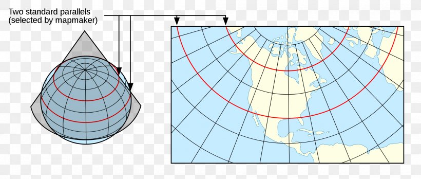 Lambert Conformal Conic Projection Map Projection Cone Mercator Projection Conformal Map, PNG, 2000x851px, Lambert Conformal Conic Projection, Albers Projection, Area, Cone, Conformal Map Download Free