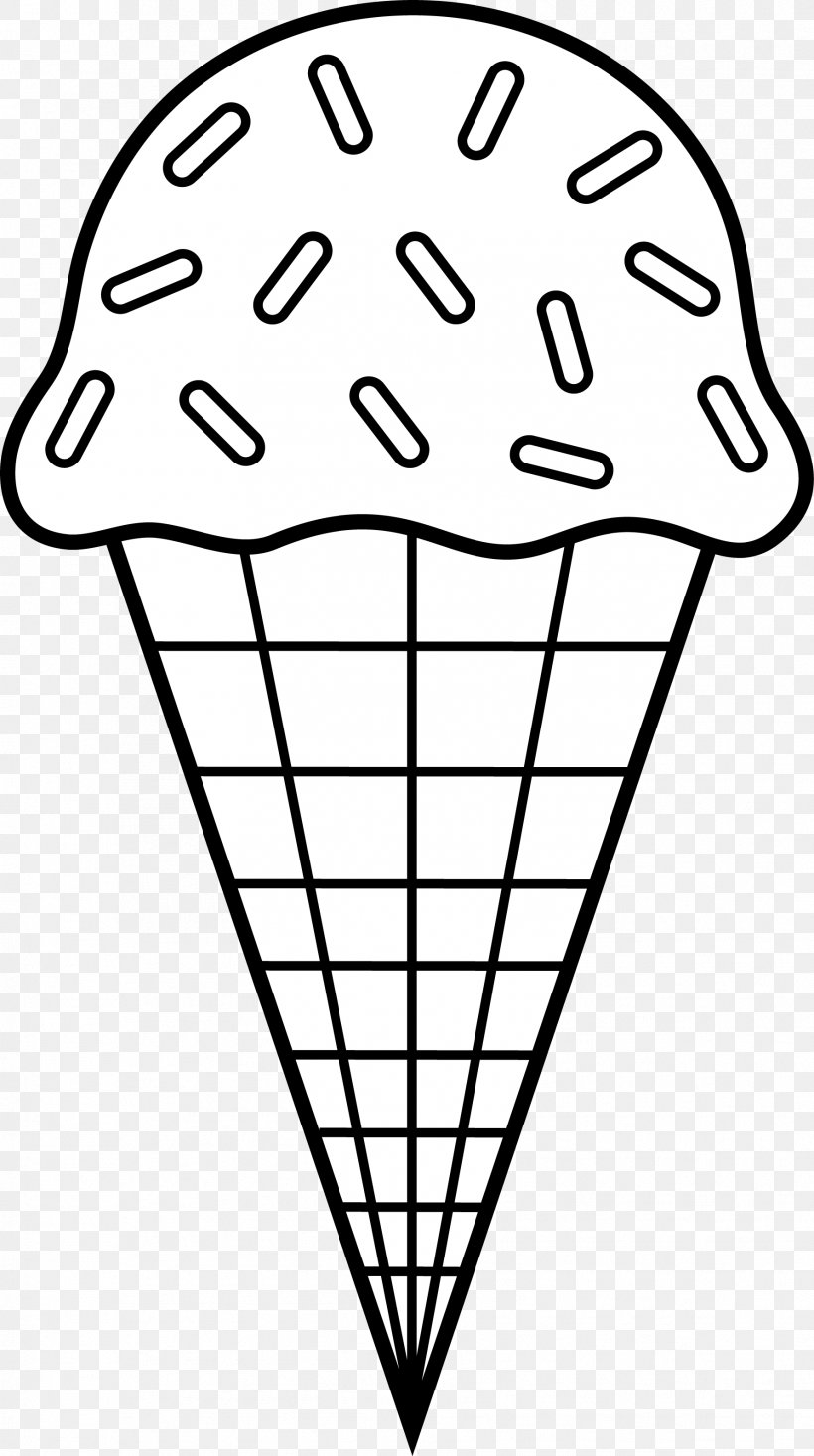 Ice Cream Cones Sundae Clip Art, PNG, 1783x3192px, Ice Cream, Area, Black, Black And White, Bowl Download Free