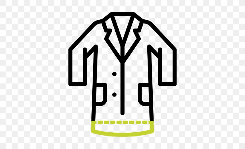 Lab Coats Clip Art Vector Graphics Clothing, PNG, 500x500px, Lab Coats, Area, Black, Brand, Clothing Download Free