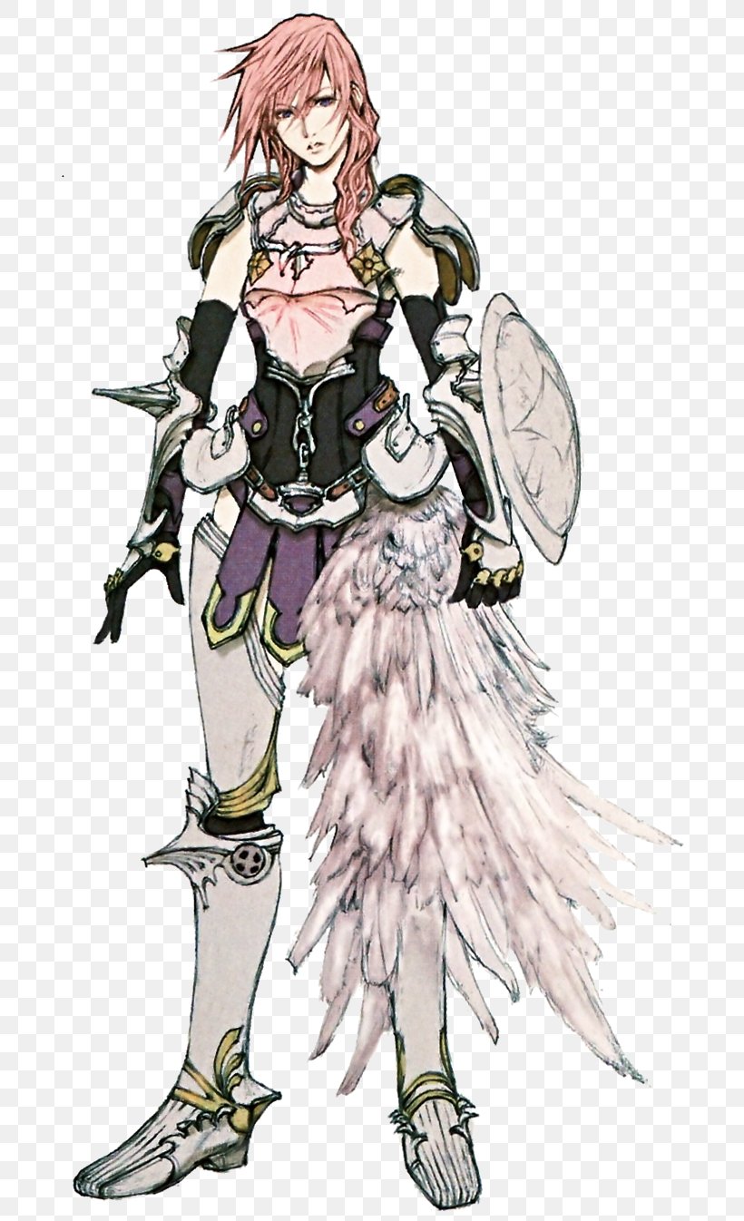Lightning Returns: Final Fantasy XIII Final Fantasy XIII-2 Cloud Strife, PNG, 697x1346px, Watercolor, Cartoon, Flower, Frame, Heart Download Free