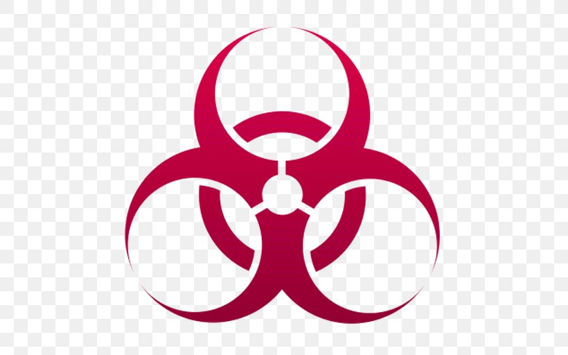 Biological Hazard Sign Hazard Symbol Sticker, PNG, 512x512px, Biological Hazard, Dangerous Goods, Decal, Hazard, Hazard Symbol Download Free