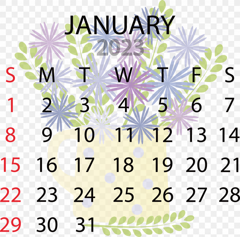 Calendar 2022 January, PNG, 5592x5519px, Calendar, Festival, January, Saturday, Year Download Free