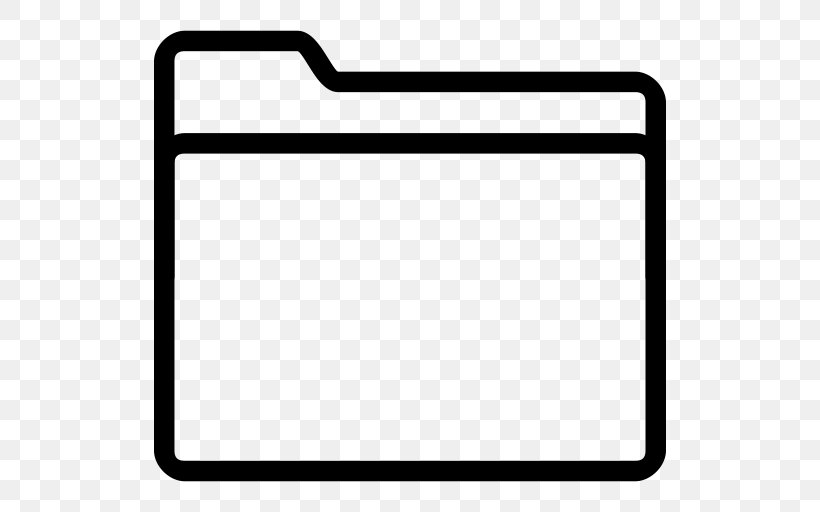 Directory File Folders Manila Folder, PNG, 512x512px, Directory, Apple, Area, Black, Black And White Download Free